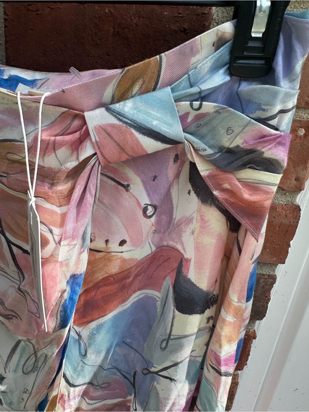 NWT Woman’s 1 Ted Baker London Kiylie Multicolor Abstract Floral Midi Skirt - Picture 4 of 11